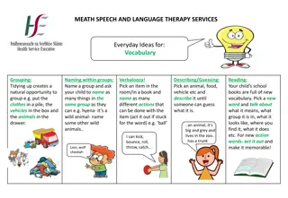 Everyday Ideas for Enhancing Speech and Language Skills