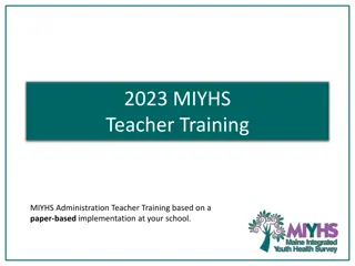 MIYHS Teacher Training: Importance of Confidentiality and Consent