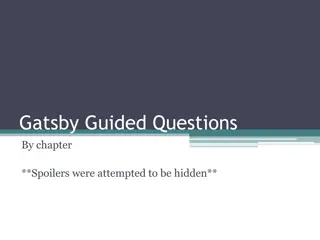 Gatsby Guided Questions by Chapter