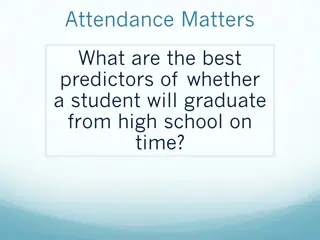 Importance of Attendance for High School Graduation