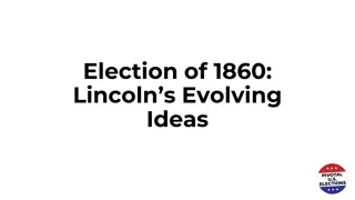 Election of 1860: Lincoln's Changing Views on Slavery and Federal Authority