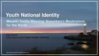 Preserving Masalili Textile Weaving: Nusantara's Cultural Heritage Amidst Challenges