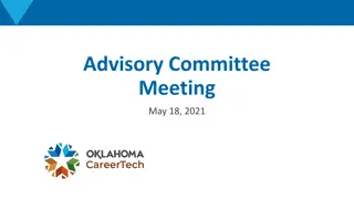 Update on Advisory Committee Meeting and Accreditation Staff Members