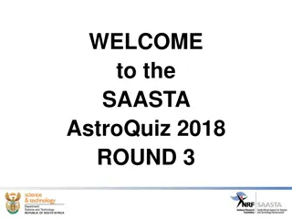 SAASTA AstroQuiz 2018 Round 3