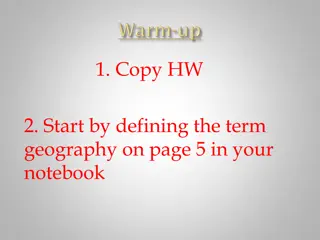 Understanding Geography: The Study of Earth's Features and Human Interaction