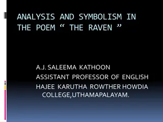 Analysis and Symbolism in the Poem 