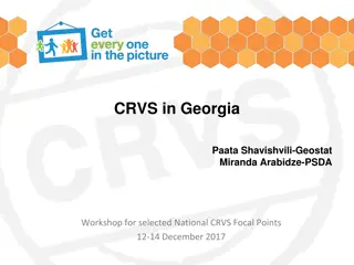 Vital Statistics and Civil Registration System in Georgia: Overview and Implementation