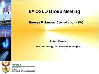 Energy Data Management and Compilation Overview