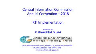 Successful Implementation of Right to Information: Key Factors and Observations