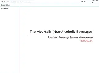 Mastering Mocktails: A Fun and Educational Journey in Beverage Management