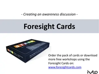 Exploring Future Trends and Perspectives with Foresight Cards