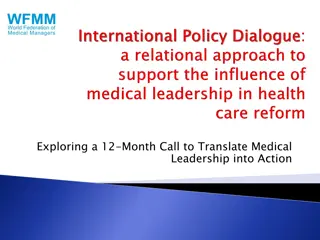 Enhancing Medical Leadership Through Deliberative Dialogue