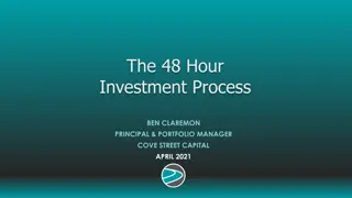 The 48 Hour Investment Process at Cove Street Capital