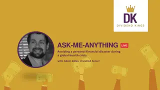 Avoiding a Personal Financial Disaster During a Global Health Crisis with Adam Galas, Dividend Sensei