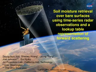 Soil Moisture Retrieval Over Bare Surfaces Using Radar Observations