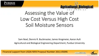 Assessing the Value of Low Cost Versus High Cost Soil Moisture Sensors