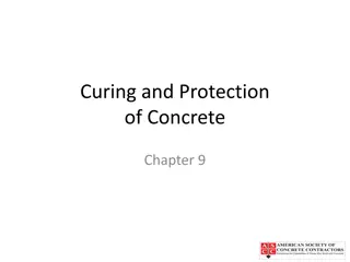 Curing and Protection of Concrete: A Comprehensive Guide