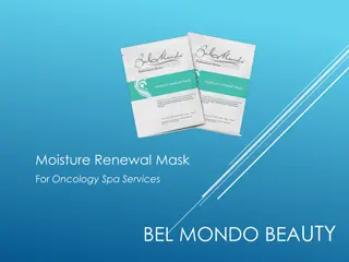 Advanced Moisture Renewal Mask for Oncology Spa Services