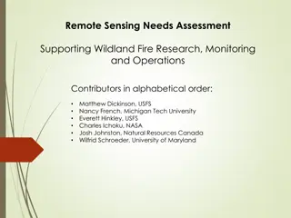 Remote Sensing Needs Assessment for Wildland Fire Research