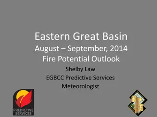 Eastern Great Basin Fire Potential Outlook - August/September 2014