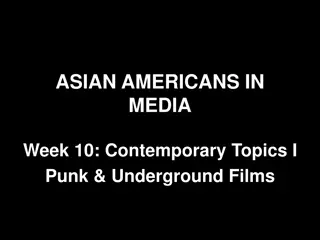 Asian Americans in Underground Filmmaking: Punk, Anti-establishment, and DIY Mentality