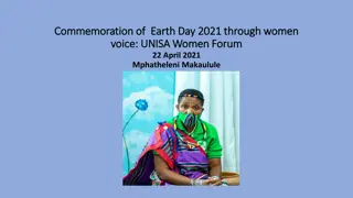 Women's Integral Role in Restoring the Earth: Insights from UNISA Women Forum