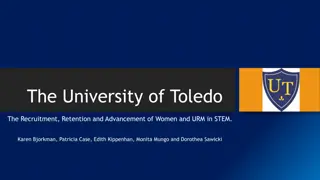 Advancing Women and URM in STEM: University of Toledo Project Overview