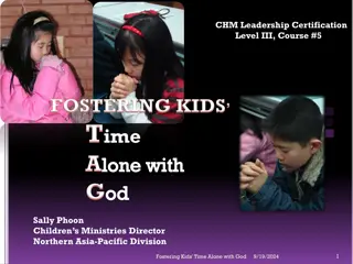 Fostering Kids' Time Alone with God - Addressing Challenges in Christian Education