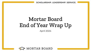 Mortar Board End of Year Wrap Up - April 2024