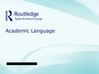 Academic Language Development