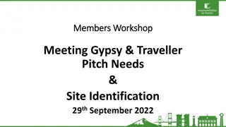 Meeting Gypsy & Traveller Pitch Needs: Workshop Report