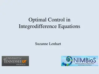 Optimal Control in Integrodifference Equations by Suzanne Lenhart