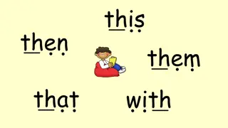 Learning Words with the 'th' Sound Through Pictures