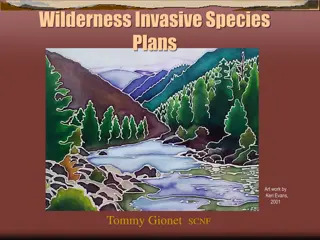 The Impact of Invasive Species in Wilderness Management