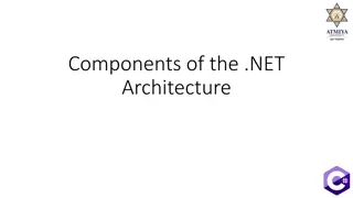 The .NET Architecture Components