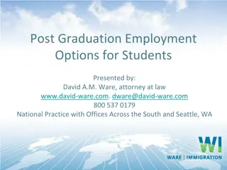 Post-Graduation Employment Options for Students