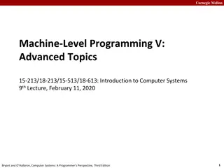 Memory Layout and Allocation in Computer Systems at Carnegie Mellon University