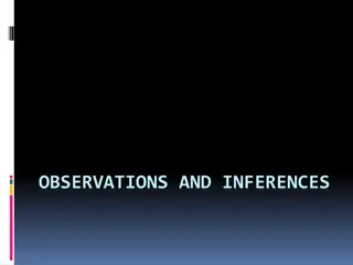 Understanding Observations and Inferences in Science