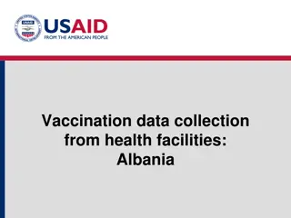 Vaccination Data Collection and Health Facilities in Albania