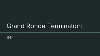 The Grand Ronde Termination of 1954: Unjust Deed