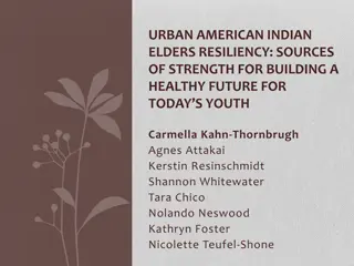 Urban American Indian Elders' Resiliency: Building a Healthy Future for Youth