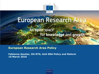 Importance of ERA in Advancing European Research Area Policy