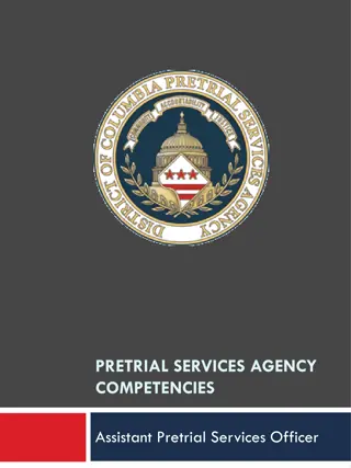 Assistant Pretrial Services Officer Competencies