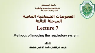 Methods of Imaging the Respiratory System