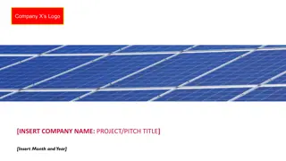 Innovative Renewable Energy Pitch Deck for Company X