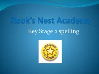 The Process of Learning Spelling in Key Stage 2