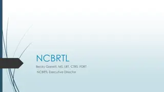 Regulatory Process and Responsibilities of NCBRTL in North Carolina