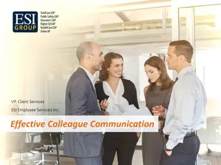 Enhancing Effective Communication Skills in the Workplace