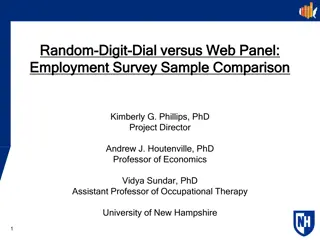 Comparison of Random-Digit Dial vs. Web Panel Employment Survey Samples