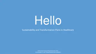 Sustainability and Transformation Plans in Healthcare: North East Annual CIPFA Conference 2016